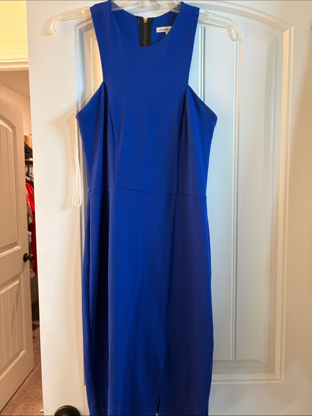 Charlotte Russe Fitted High Neck Dress